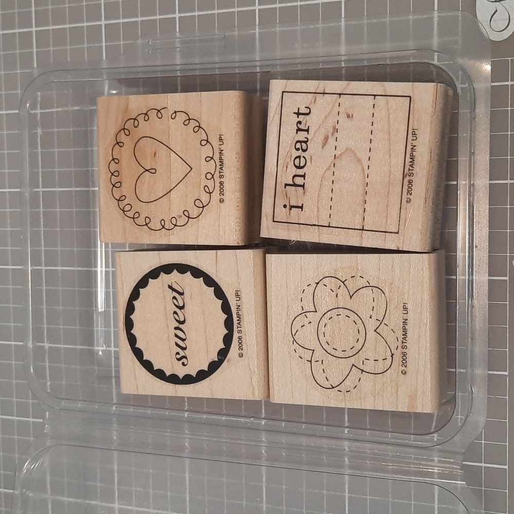 Sweet on You  rubber stamp set 2006